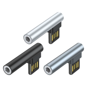 USB to 3.5mm Audios Adapter for Enhances Audios Experience Wide Compatibility Across Multiple Platform Inline Control