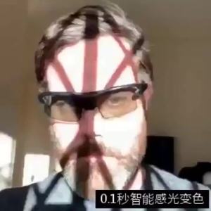 TikTok Overseas Edition รุ่นระเบิด Modi German LCD Smart Chip แว่นกันแดดโพลาไรซ์เปลี่ยนสี กระจกขับรถ 8848hot