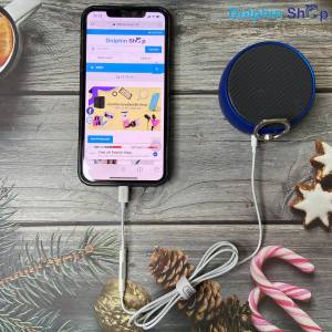 Dây Kết Nối Ra Loa cho Iphone Earldom Aux42 Có Mic Và Phím Điều Chỉnh Âm Lượng 1 Đầu Lightning Và 1 Đầu 3.5mm