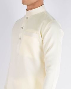 Baju Melayu Cream by ADNAA