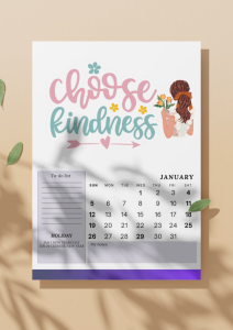 Calendar 2026 Self Affirmation Calendar Stapled Calendar