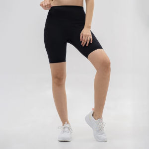 miniletics Solid High Rise Shorts 8" Legging Olahraga Gym Wanita