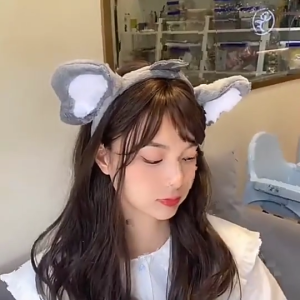Lông Headband Động Vật Koala Tai Phim Hoạt Hình Hairband Để Rửa Mặt Đảng Hiệu Suất Chủ Đề Trang Phục Phụ kiện tóc