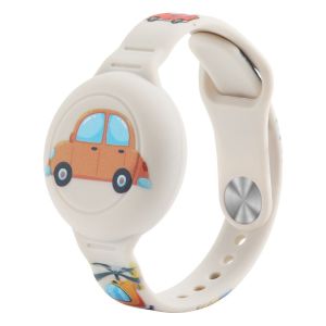 JAYQQ Silicone Silicone Strap Case Bracelet Waterproof Kids Bracelet Cartoon Child Wristband for Apple Airtag