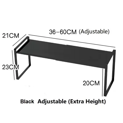 Kitchen Reading Room Cubicle Organizer Space Saver Simple Stackable Kitchen Rack Organizer Spice Rack Space Saving Shelf Multifunctional Shelf Rack
