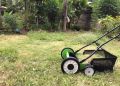 Reel Mower รถตัดหญ้าไม่ใช้พลังงาน เครื่องตัดหญ้าไม่ใช้พลังงาน ปรับระดับสูง-ต่ำได้9ระดับ เหมาะกับหญ้าสูงประมาณ5-8ซม. รอบการตัด2-3ครั้ง/เดือน. 