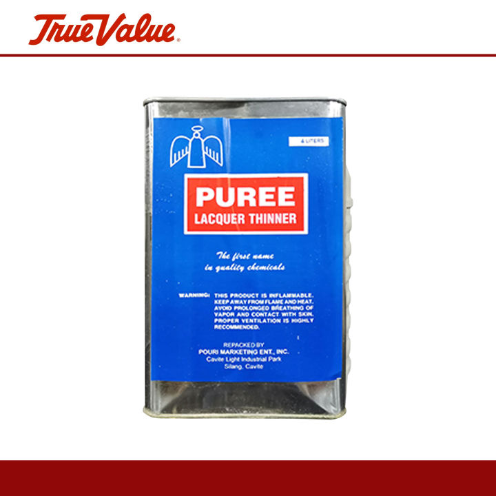Puree Lacquer Thinner 4L Lazada PH