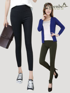 Quần legging nữ co giãn mạnh eo thun bản lớn Queenbe GLQ165 cotton 4 chiều Big Size S-6XL