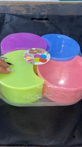 Toples Moon Isi 4 TAP / Toples Set Murah / Toples Bentuk Bulan 4Pcs / Toples Kue Kering isi 4pcs