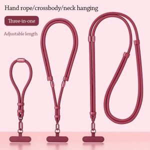 GOODOO ป้องกันการสูญหาย สายคล้อง ทอ ปรับได้ สายรัดข้อมือ ของใช้โทรศัพท์มือถือ ยาว สายรัดข้อมือแบบแขวน ผู้ชาย ผู้หญิง