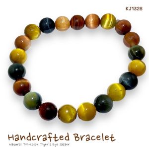 KJ1327-1332 กำไลลูกปัดหินธรรมชาติ Lucky Stone คละลาย