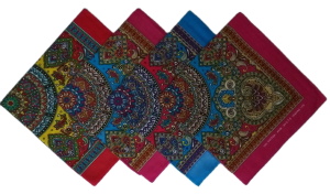 ผ้าเช็ดหน้า วินเทจ ขนาด 20x20นิ้ว จำนวน 12ผืน