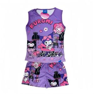 COCO Baby & Kids Character/Kuromi Terno Sando+Shorts For Girls Set