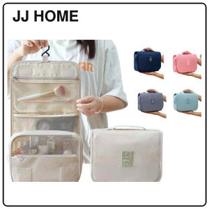 【JJ HOME】Travel Toiletry Bag / Foldable Cosmetic Bags / Makeup Storage Bag / Large Capacity Toiletries Hangbag