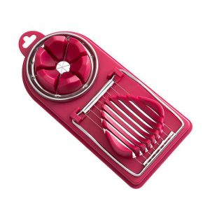 Multifunctional Egg Cutter Stainless Steel Egg Slicer Sectioner Cutter Mold Luncheon Meat Cutter