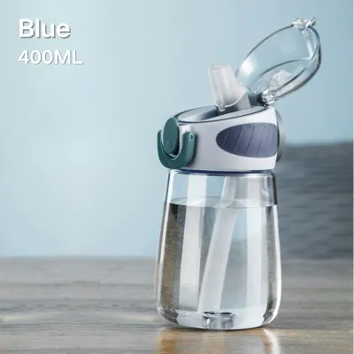 Phanqy 600ML Children Water Bottle Baby Sippy Cup With Straw Training Cup For Kids Food-Grade Kids Straw Cup