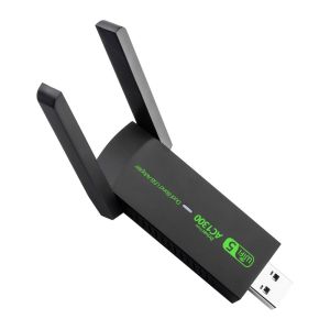 XENMART USB WiFi Adapter Dual Band 2.4G/5GHz 1300Mbps Wireless Receiver Transmitter Easy to Use Network Card For Desktop Laptop PC