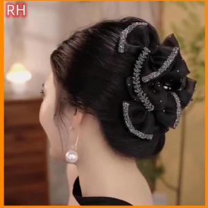 🔥🔥🔥ranghe Tinh Tế Thanh Lịch Ngọt Ngào Lưới Bow Tóc Clip Của Phụ Nữ Sau Khi Não Kẹp Tóc Mũ Nón Phụ Kiện Quà Tặng