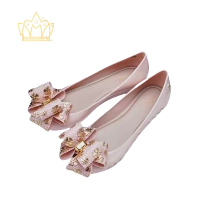 Official store Melissa shoes for women Hot stamping bow series