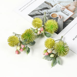 1PC Artificial Flower Bouquet Flower Wall Home Wedding Party Decoration Fake Flowers DIY Headdress Handmade Craft Gift Decor Simulation Flower Bouquet