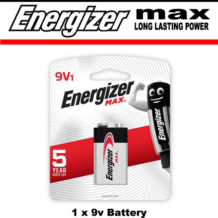Energizer MAX 9V Alkaline Battery (1 Piece ) Lazada Singapore