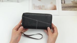 Mens Long Wallet 2025 New Multi-Card Slot Leather Wallet Zipper Large Capacity Card Holder Mens Wallet Mens Foreign Trade Hot Sale [ Free Shipping ]