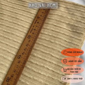 Vải Thun Len Gân Xoắn Khổ 1m6 - May Áo Len Khăn Choàng Mũ Len Khăn Quấn - Mềm Mại Dày Vừa