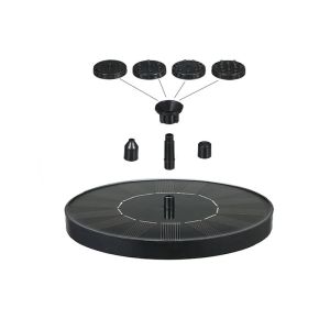 Outdoor Solar Water Fountain Floating Bird Bath Garden Pool Pond Waterfall Fountain Solar Panel Powered Water Pump