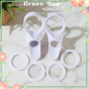 Green sea New 1 Pair Car Audio Speaker A-Pillar Tweeter Holder Gasket For 3 3.5inch 3.8 4inch Speaker Plastic Gasket