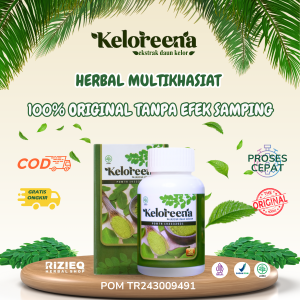Keloreena Ekstrak Daun Kelor Kapsul Asli Original 100% Herbal Alami Tanpa Efek Samping Multikhasiat Halal BPOM