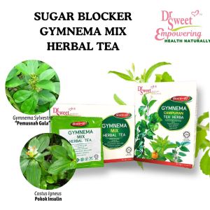 [Dr Sweet] Sugar Blocker Gymnema Mix Herbal Tea | Natural | Organic | Teh | Sugar Free | Halal