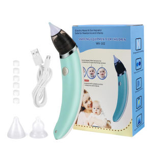 5 SPEED Electric Nasal Aspirator for Newborn 0-2yrs With 2 Nozzles Mucus Nostril Suction Rechargeable Penyedut Hingus with Box