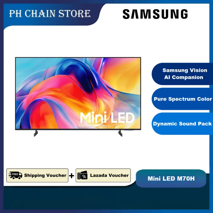 SAMSUNG 43" - 85" MINI LED M70H 4K SAMSUNG VISION AI SMART TV (2026) | UA43M70HAKXXM UA50M70HAKXXM UA55M70HAKXXM UA65M70HAKXXM UA75M70HAKXXM UA85M70HAKXXM
