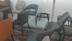 Ghế Bàn Ăn SMARTHOMES Khung Sắt Sơn Tĩnh Điện Đệm Da PU Cao Cấp Dùng Phòng Ăn Phòng Khách