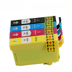 Compatible T1381 T1382 T1383 T1384 (138) Ink Cartridges Replacement for Epson Stylus NX230 NX420 TX235 TX320F TX420W TX430W WorkForce 320 630 633 435 Printers Black/Cyan/Magenta/Yellow 4 Colors AU/AP Version