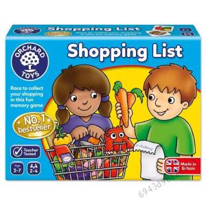 Shopping List Memory Game for Kids Age 3-7 - Educational Home Learning Toy