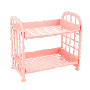 T.Ph 2 Layers Storage Rack Kitchen Shelves Bathroom Cosmetic Storage Rack Make Up Organizer Desk Desktop Organizer Shelf