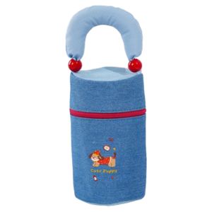 MIRACLE HOME STORE Mẫu chó con Giá đỡ bút hoạt hình Dung lượng lớn INS Túi đựng bút chì Vải canvas Ngọt ngào Thùng đựng cọ trang điểm Vật tư văn phòng trường học