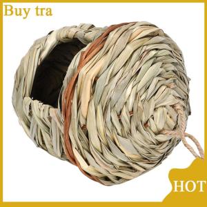 [Buytra] Chim làm tổ ngoài trời dệt tay trang trí chim Nhà chim lồng nơi trú ẩn dệt treo Vẹt làm tổ sáng tạo làm bằng tay lồng chim