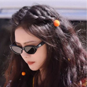 Penghantaran dari China [2025] Cermin Mata Hitam Mata Kucing R Baru jennie Bingkai Kecil a Sama Jenny GM Cermin mata Cermin mata hitam Perlindungan UV 3.1