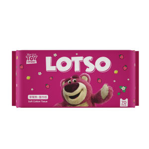 Lotso Facial Towel Cartoon Disposable Cleansing Face Tissue Hang Tuala Muka