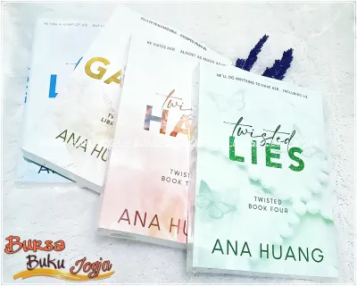 A novel english By Ana Huang Twisted Love Twisted Hate Twisted Lies And Twisted Game 4 package - book new and seal
