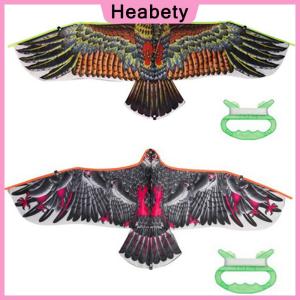 Heabety  1.1m Eagle Kite With 30 Meter Kite Line Children Flying Bird Kites Outdoor Toys