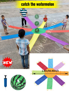 Kids Teamwork Toss Catch Ball Game 8 Player Cooperative Outdoor Sensory Coordination Parent Child Activity Toy Set