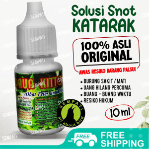 SEMPATI Daun Kitolot Bmw Obat Tetes Mata Burung Sakit Katarak Berlendir Bengkak Untuk Lovebird Kenari Kacer Murai Pleci Cucak Pentet Anis Dll DAUNKBMW