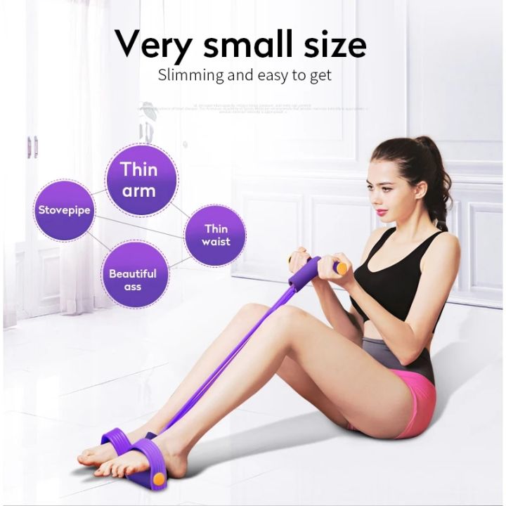 SRIEI%204%20Pedal%20Resistance%20Band%20Fitness%20Rally%20Foot%20Retractor%20Pedal%20Elastic%20Pedal%20Puller%20Physical%20Therapy%20Strength%20Training%20Yoga%20Equipment%20-%20Image%205