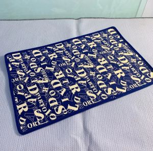Polygonal Bedroom Mat Non Slip Simple Doormat 40x60cm