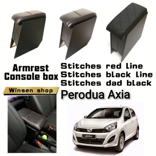 Perodua axia armrest console box 2021 all spec