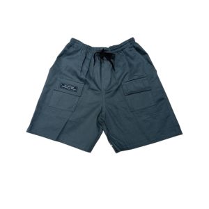 กางเกงขาสั้นชาย (พร้อมส่ง) กางเกงกระเป๋าหน้า สไตล์คาร์โก้ เอวยางยืดฟรีไซส์ มีเชือกรูด ผ้าดีใส่สบาย