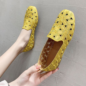 Korean Juliet‘s Shoes For Women Breathable Leisure Rubber Shoes Slip On Soft Loafers Office Shoes